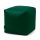 SCHUL-Hocker Klasse 10B Sport Kunstleder schwer entflammbar 100% Outdoorstoff Schul-Sitzsack Farbe grün