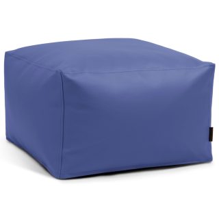 SCHUL-Hocker KLASSE 10B "Sportbox" Outdoor mit Inlett Kunstleder schwer-entflammbar Farbe blau