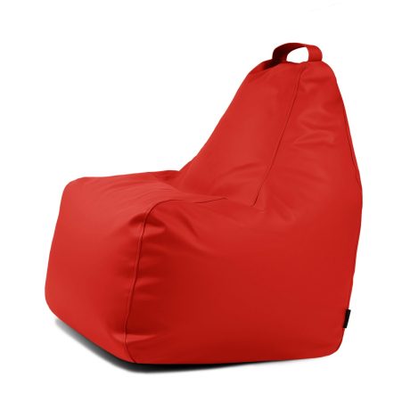 SCHUL-Sessel KLASSE 10B Erdkunde Kunstleder schwer enflammbarer Schulsessel Outdoorgeeignet Zertifiziert nach DIN 1021 1 & 2 Farbe rot