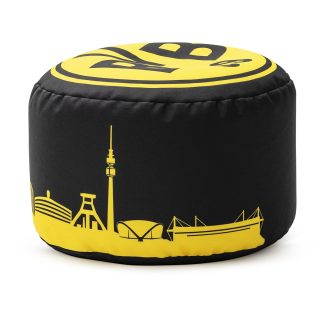 BVB Dortmund Hocker Fussball BVB VIP-Edition SITTING-POINT Fussball-Club Farbe001. gelb-schwarz