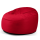 SCHUL-Sitzsack XXL AKADEMIE Textilstoff Größe d110x75cm Outdoor Farbe rot