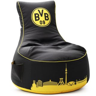 BVB Dortmund Sessel-Fussball BVB VIP-Edition SITTING-POINT Fussball-Club Farbe001. gelb-schwarz